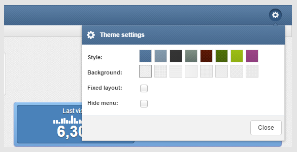 Aquarius - Responsive Admin Panel