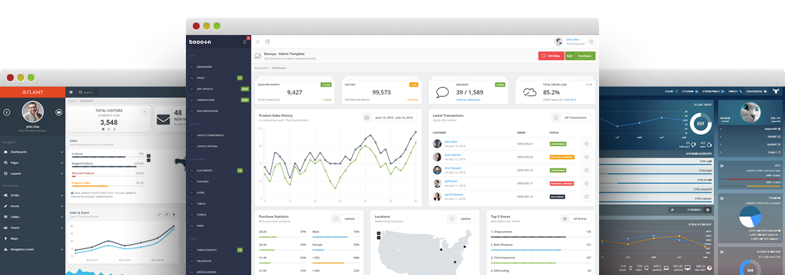 Aqvatarius - Best Admin Templates