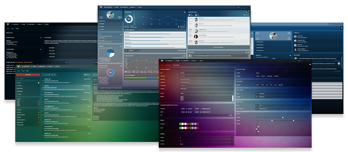 Taurus - Responsive Admin Template
