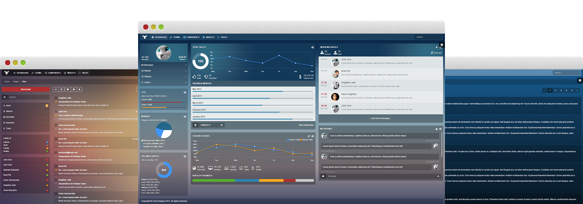 Taurus - Responsive Admin Template