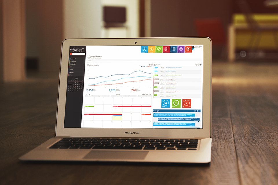 Aries - Metro Style Admin Template